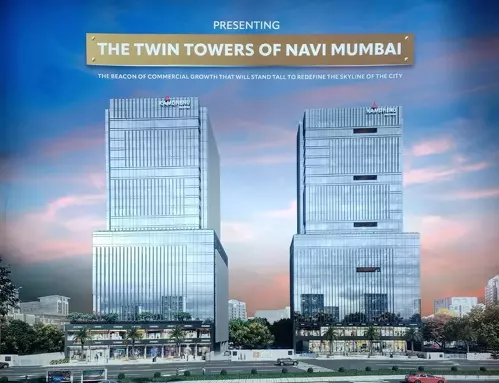 TWIN TOWER IN NAVI MUMBAI